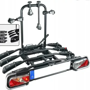 Bezpieczna płatność Eufab Crow Plus Platforma rowerowa bagażnik