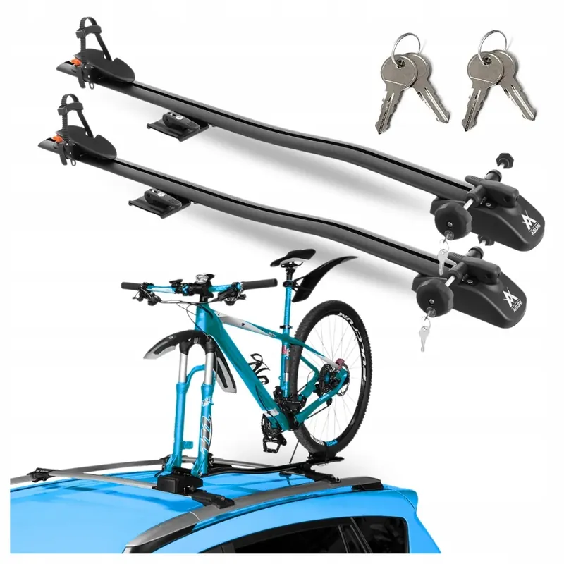 UCHWYT ROWEROWY BAGAŻNIK NA DACH AGURI MARATHON BLACK BASIC NA x2 ROWERY Najlepsza cena