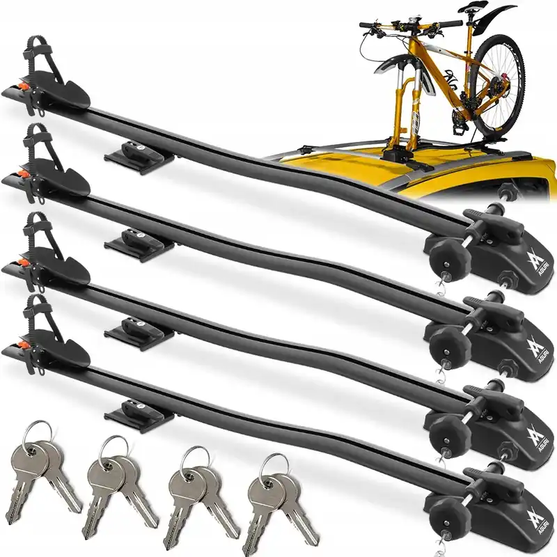 Tani 4x AGURI MARATHON BASIC BAGAŻNIK ROWEROWY UCHWYT NA DACH ROWER ZA WIDELEC