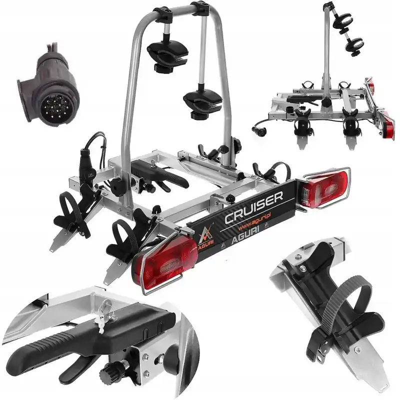 Darmowa dostawa PLATFORMA AGURI CRUISER SILVER 2 NA HAK 2 ROWERY