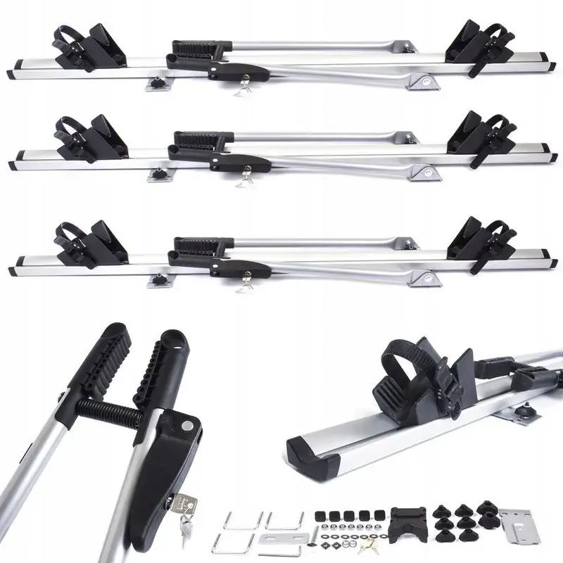 Tani Bagażnik uchwyt rowerowy AMOS TOUR na dach ALUM