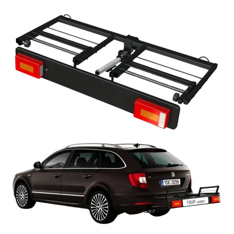 Platforma bagażowa bagażnik uniwersalny HAKR HOBBY na hak 100kg Nowość