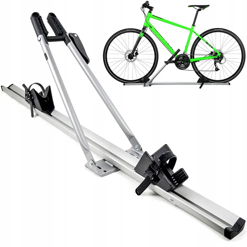 ZAMYKANY BAGAŻNIK DACHOWY NA ROWER UCHWYT ROWEROWY AMOS TOUR ALUMINIOWY Oryginalny