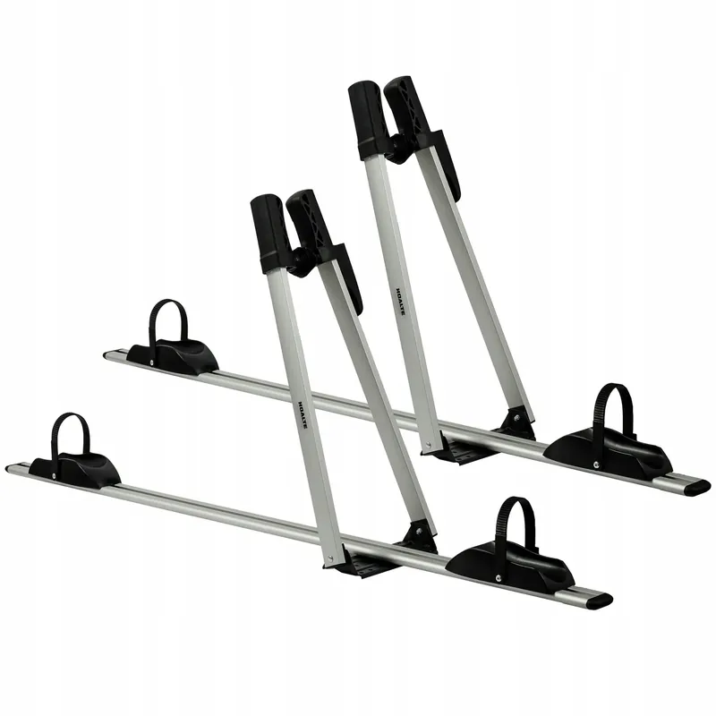 2x UCHWYT ROWEROWY DACHOWY NA DACH ROWER ZAMYKANY BAGAŻNIK ALUMINIOWY LEKKI Autentyczny