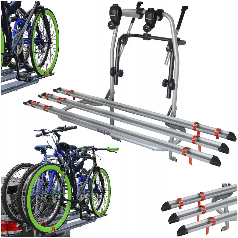 Ostatnia szansa BAGAŻNIK NA KLAPĘ UCHWYT MENABO LOGIC NA 3 ROWERY