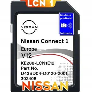 Najlepsza cena Nissan Qashqai Juke X-Trail 2023 Nawigacja Karta SD