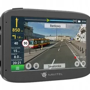 Tylko dziś Navitel RE 5 Dual rejestrator kamera samochodowa + nawigacja GPS Europa