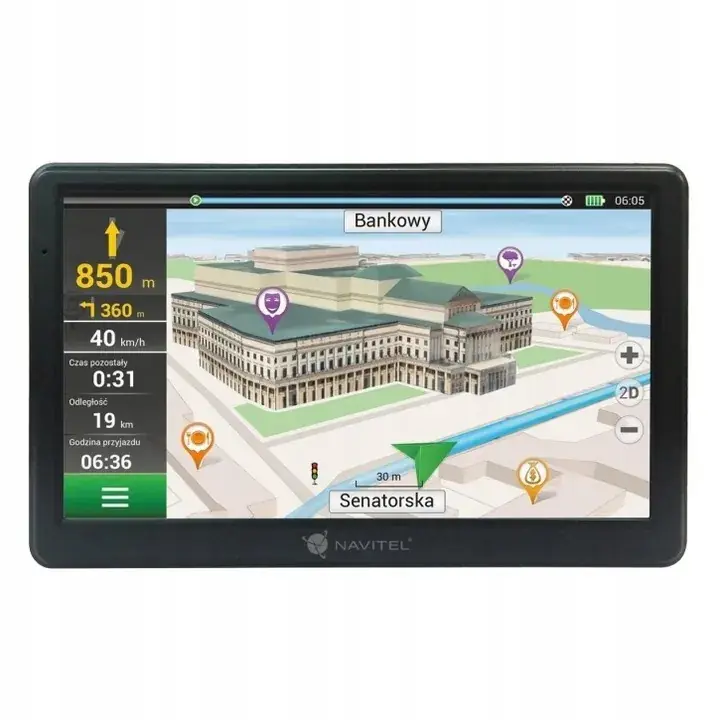 Oferta limitowana NAWIGACJA SAMOCHODOWA GPS Navitel E700 7" MAPA EUROPA 47 KRAJÓW 7 CALI