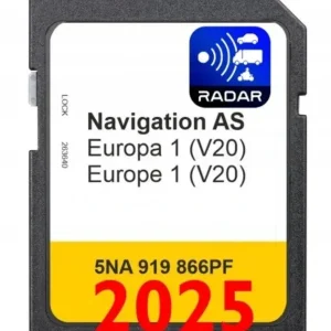 Autentyczny MAPA GPS DISCOVERY MEDIA MIB2 V20 EU 2025 CADDY TIGUAN PASSAT POLO RADARY