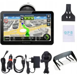 Nawigacja GPS ZONTEX 7010 dla Ciężarówek i Samochodów Osobowych 7 iGO Primo Wysoka jakość