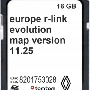 Oferta Mapa Karta Renault R-LINK Evolution 11.25 EU RADARY