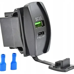 Zamów teraz Ładowarka USB-A i USB-C 3,4A Gniazdo Samochodowe 12V 24V - HERON