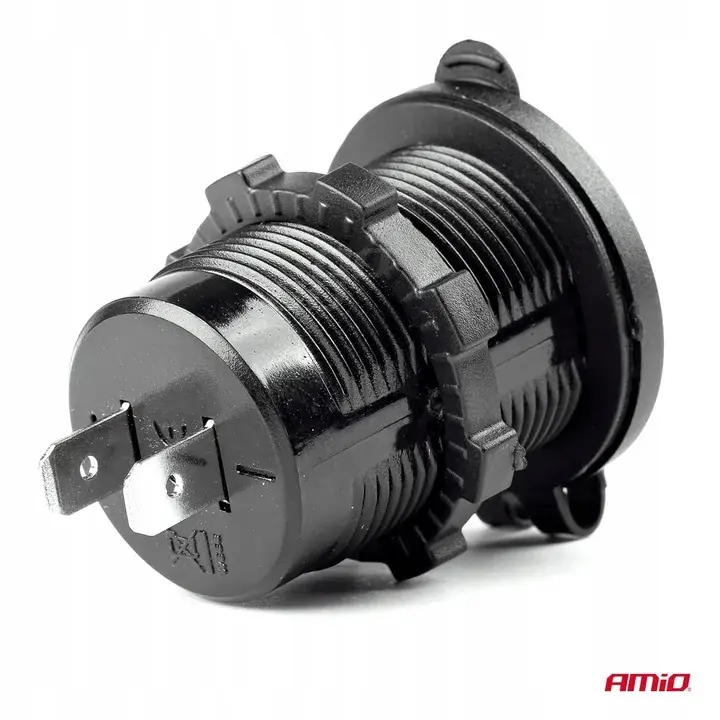 Wodoodporna ładowarka z gniazdami 2x USB 12V 24V Nowość