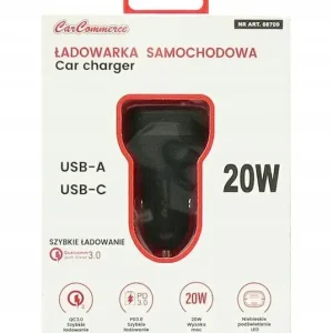 Ładowarka Samochodowa 3A USB Typ C Carcommerce Najlepsza cena
