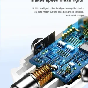 BASEUS SZYBKA MOCNA ŁADOWARKA SAMOCHODOWA USB USB-C TYP-C QC 4.0+ 5A 30W Oferta limitowana