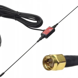 Antena samochodowa do odbioru TV DVB-T kabel 4m Kup teraz