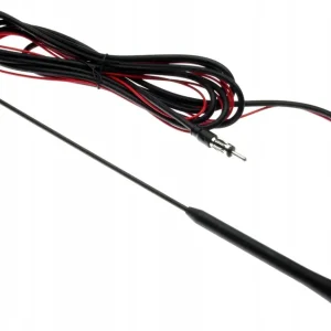 Niska cena Antena dachowa do auta bat 40cm + wzmacniacz kabel