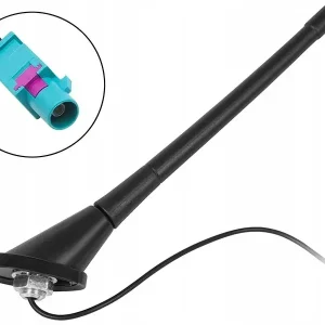 Najlepsza cena ANTENA SAMOCHODOWA PASYWNA DACHOWA 17,5cm FM AM VW AUDI FAKRA VAG MASZT
