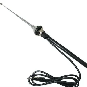 Nowość ANTENA UNIWERSALNA TELESKOPOWA 96CM CHROMOWANA 2M