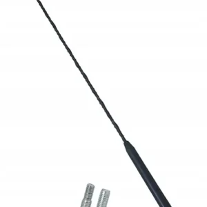 M5F97 ANTENA MASZT DO RADIA BAT 41cm 2 ADAPTERY 5m Szybka dostawa