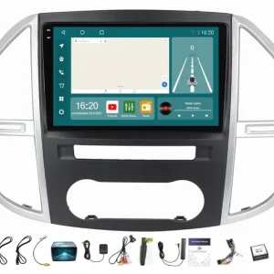 Wyprzedaż RADIO NAWIGACJA CARPLAY GPS ANDROID MERCEDES W447 2014-20 8GB 256GB SIM