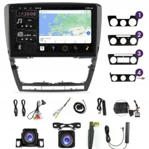 RADIO NAWIGACJA CARPLAY ANDROID SKODA OCTAVIA 2 2004-2013 6GB 128GB SIM Autentyczny