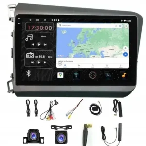 RADIO NAWIGACJA CARPLAY GPS ANDROID HONDA CIVIC 2012-2015 6GB 128GB SIM Ostatnia szansa