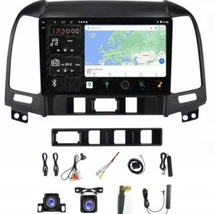 RADIO NAWIGACJA CARPLAY ANDROID HYUNDAI SANTA FE 2006-2012 4GB 64GB SIM Oryginalny
