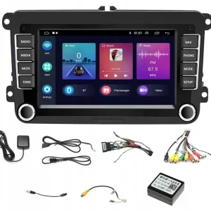 RADIO ANDROID GPS VW PASSAT B6 B7 GOLF V VI CARPLAY WIFI 4/64GB MODEM SIM Oryginalny