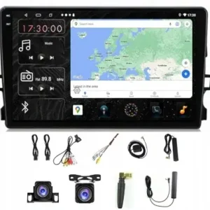 RADIO NAWIGACJA CARPLAY GPS ANDROID TOYOTA AURIS 2006-2012 6GB 128GB SIM Szybka dostawa