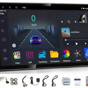 Oferta RADIO NAWIGACJA 2DIN GPS ANDROID AUTO CARPLAY WIFI USB BLUETOOTH 64GB QLED