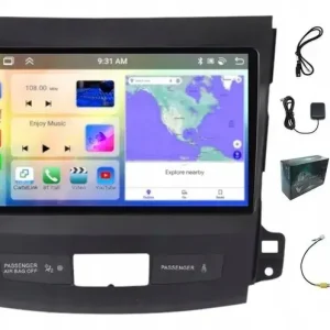 RADIO NAWIGACJA CARPLAY OUTLANDER PEUGEOT 4007 BT WIFI BT ANDROID 4GB 64GB Popularny