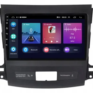 RADIO GPS ANDROID NAWIGACJA BT OUTLANDER PEUGEOT 4007 CARPLAY 2GB 64GB Niska cena