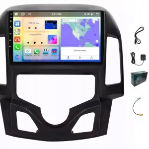 Autentyczny RADIO NAWIGACJA CARPLAY HYUNDAI I30 2006-2012 BT WIFI ANDROID 4GB 64GB
