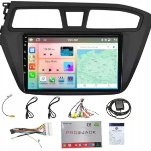 RADIO NAWIGACJA GPS ANDROID HYUNDAI I20 2015-2017 CARPLAY WIFI 4GB 64GB Autentyczny