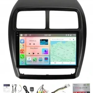 Najlepsza cena RADIO NAWIGACJA CARPLAY MITSUBISHI ASX 2016-2022 WIFI ANDROID 4GB 64GB