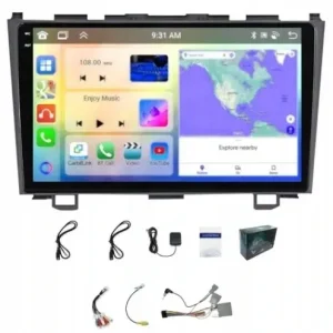 Najlepsza cena RADIO NAWIGACJA CARPLAY GPS HONDA CRV 2007-2011 ANDROID BT WIFI 4GB 64GB