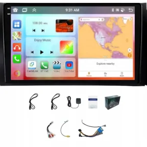 Popularny RADIO NAWIGACJA GPS FIAT SEDICI 2006-2013 ANDROID CARPLAY WIFI 4GB 64GB