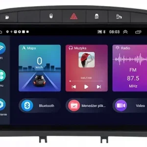 RADIO GPS ANDROID NAWIGACJA BT PEUGEOT 308 408 USB WIFI CARPLAY 2GB 64GB Autentyczny