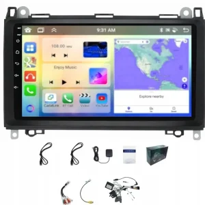 Zamów teraz RADIO NAWIGACJA CARPLAY MERCEDES W169 W245 2005-11 WIFI ANDROID 4GB 64GB