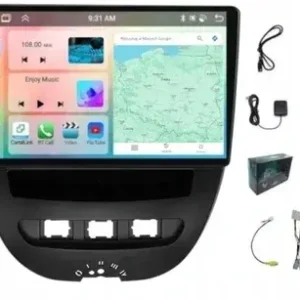 RADIO NAWIGACJA GPS ANDROID TOYOTA AYGO 2005-2014 CARPLAY WIFI 4GB 64GB Nowość