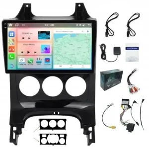 RADIO NAWIGACJA CARPLAY PEUGEOT 3008 2009-2015 WIFI ANDROID 4GB 64GB Tani