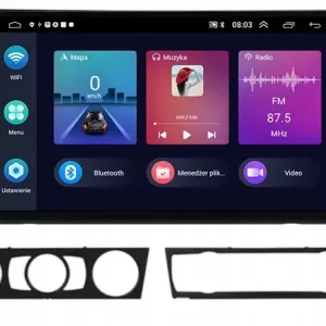 RADIO GPS ANDROID NAWIGACJA BMW E90/E91/E92 2005-2012 CARPLAY 2GB 64GB Bezpieczna płatność