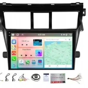 RADIO NAWIGACJA CARPLAY TOYOTA YARIS 2005-2012 WIFI ANDROID 4GB 64GB Bezpieczna płatność