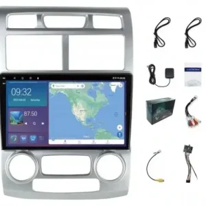 RADIO NAWIGACJA GPS ANDROID KIA SPORTAGE 2004-2007 USB WIFI CARPLAY BT 64GB Premium