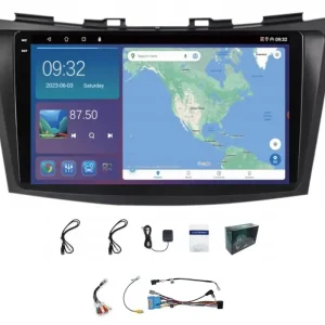 RADIO NAWIGACJA GPS SUZUKI SWIFT 2011-2015 WIFI CARPLAY USB 4GB 64GB Szybka dostawa