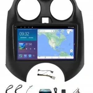 RADIO NAWIGACJA GPS NISSAN MICRA 2010-2017 WIFI CARPLAY USB 4GB 64GB Niska cena