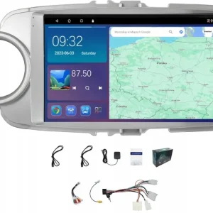 Nowość RADIO NAWIGACJA GPS TOYOTA YARIS 2011-19 WIFI CARPLAY USB 2GB 64GB