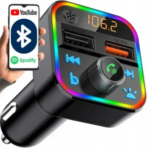 Oferta limitowana TRANSMITER FM BLUETOOTH MP3 SD ŁADOWARKA 2xUSB