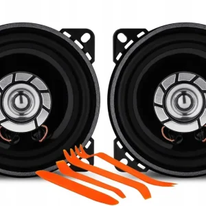 VK MOCNE GŁOŚNIKI SAMOCHODOWE 10cm 100mm NA PODSZYBIE PRZÓD + ŚCIĄGACZE Niska cena